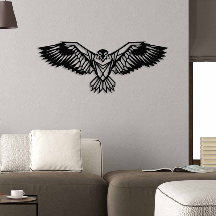 Wallity Eagle3 Metal Decor Escultura de Pared Negra Wallity Eagle3 Metal Decor Escultura de Pared Negra